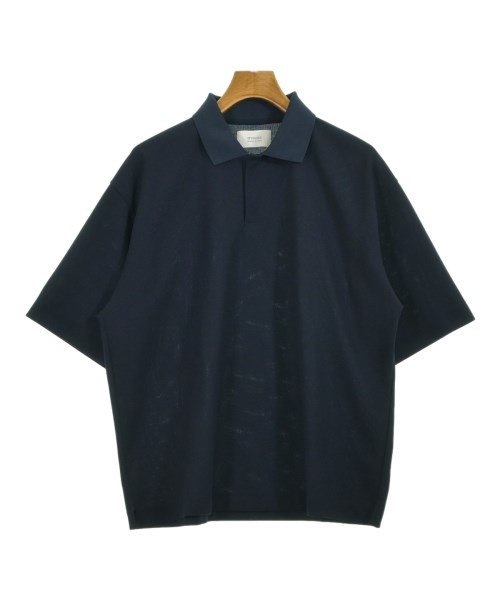 STUDIOUS ステュディオス ポロシャツ メンズ -(XXL位) 紺 【中古】【古着】