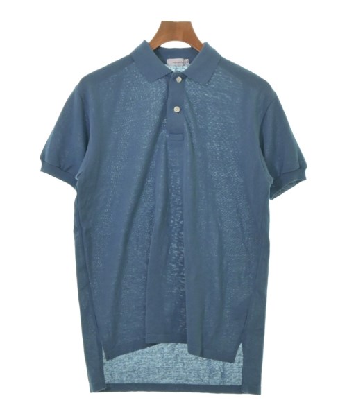 NANAMICA 24SS Mサイズ 日系ゆったりストライプ柄ニットポロシャツ 8077000545239_1.jpg