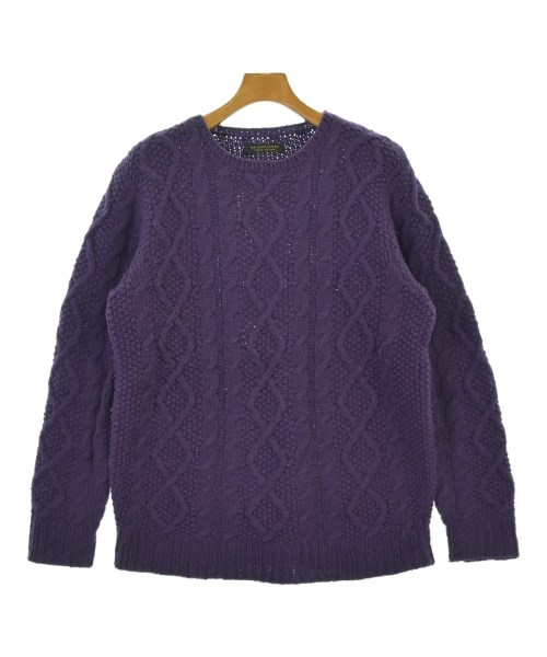 Mr.GENTLEMAN ミスタージェントルマンニット・セーター メンズ XL 紫【中古】【古着】