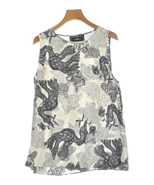 BY MALENE BIRGER バイ　マレーネ　ビルガー カジュアルシャツ レディース 34(XS位) 白系x黒(総柄) 【中古】【古着】