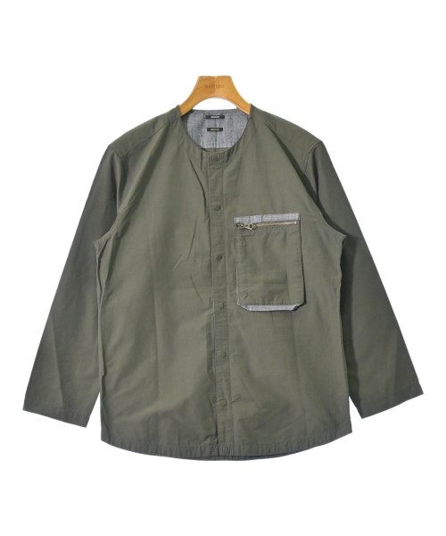 DENHAM デンハム カジュアルシャツ メンズ M カーキ 【中古】【古着】