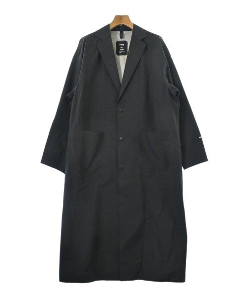 HYKE ハイク チェスターコート メンズ 4(XL位) 黒 【中古】【古着】