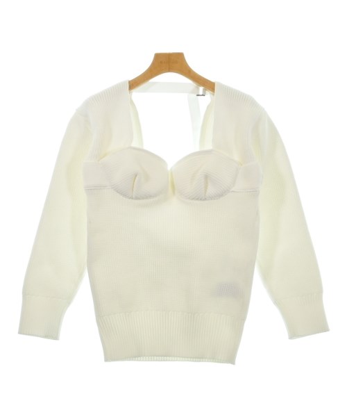 sacai サカイ ニット・セーター レディース 1(S位) 白 【中古】【古着】