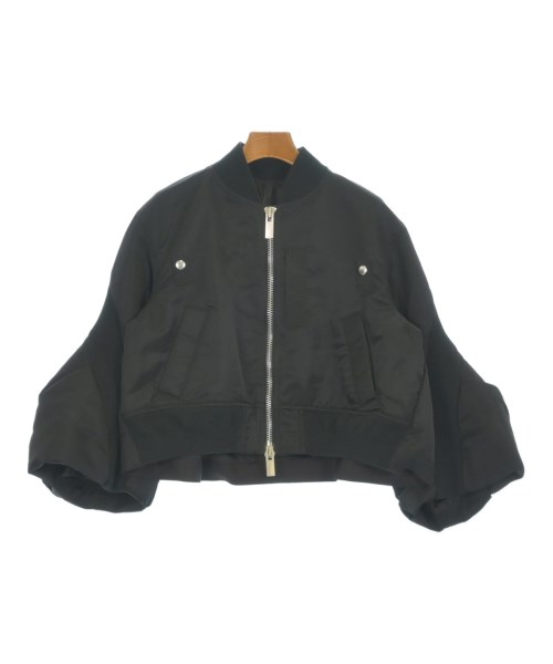 3 L SACAI サカイ　パテッド　ジャケット　ブラック　ブルゾン　ボンバー サカイ SACAI ブルゾン