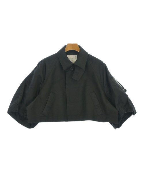 sacai サカイカジュアルジャケット レディース 1(S位) 黒【中古】【古着】