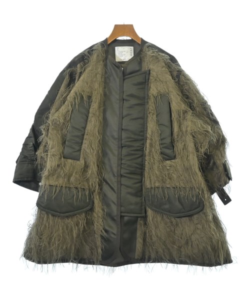 sacai サカイ コート（その他） レディース 1(S位) カーキ 【中古】【古着】