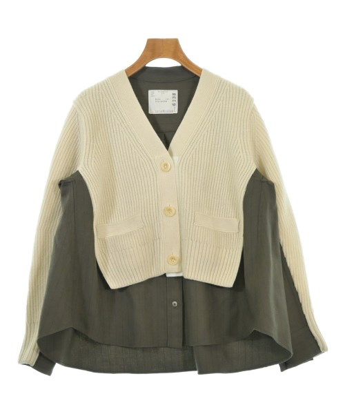 sacai サカイ カジュアルシャツ レディース 1(S位) アイボリーxカーキ 【中古】【古着】