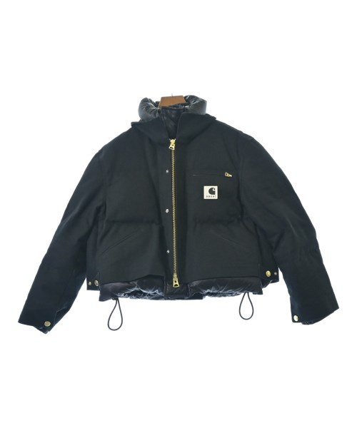sacai サカイ ダウンジャケット/ダウンベスト レディース 2(M位) 黒 【中古】【古着】