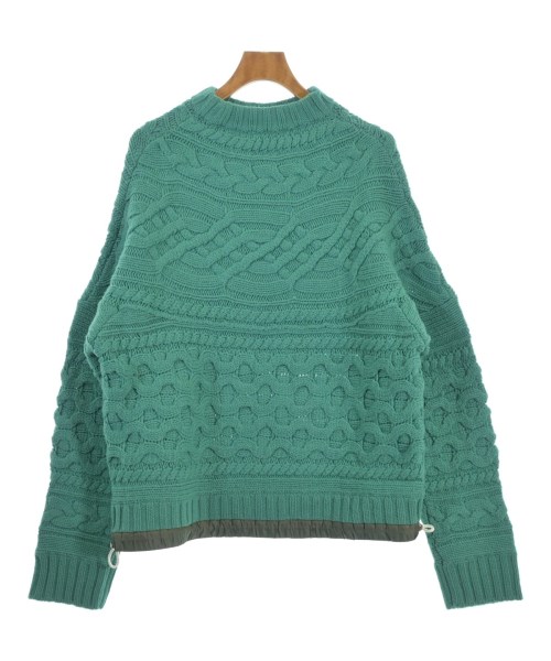 sacai サカイニット・セーター メンズ 3(L位) 緑【中古】【古着】