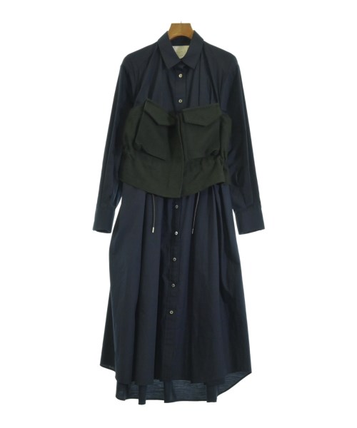 sacai サカイシャツワンピース レディース 2(M位) 紺x緑【中古】【古着】|RAGTAG(ブランド古着のラグタグ)