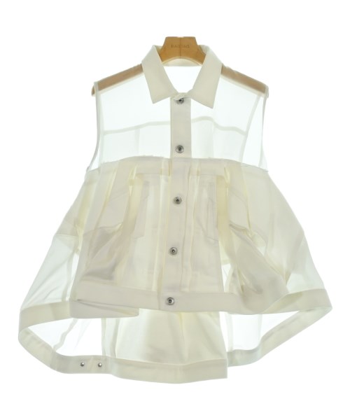 sacai サカイベスト レディース 2(M位) 白【中古】【古着】