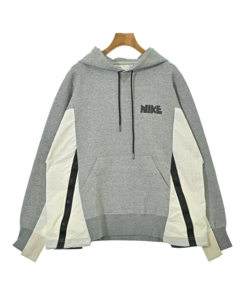 sacai サカイパーカー レディース L 薄墨色x白【中古】【古着】