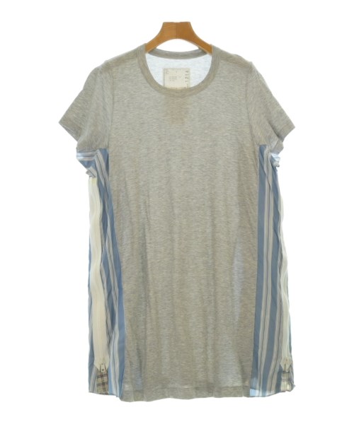 sacai サカイワンピース レディース 2(M位) 薄墨色x水色x白【中古】【古着】