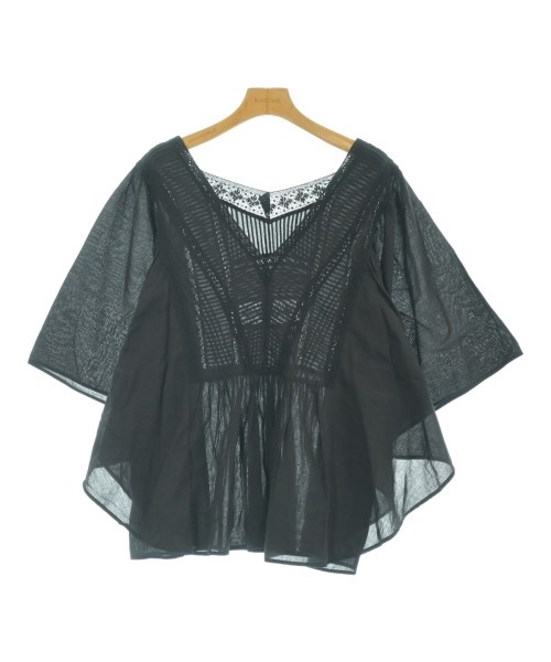 NE QUITTEZ PAS ヌキテパ ブラウス レディース -(XL位) 黒 【中古】【古着】