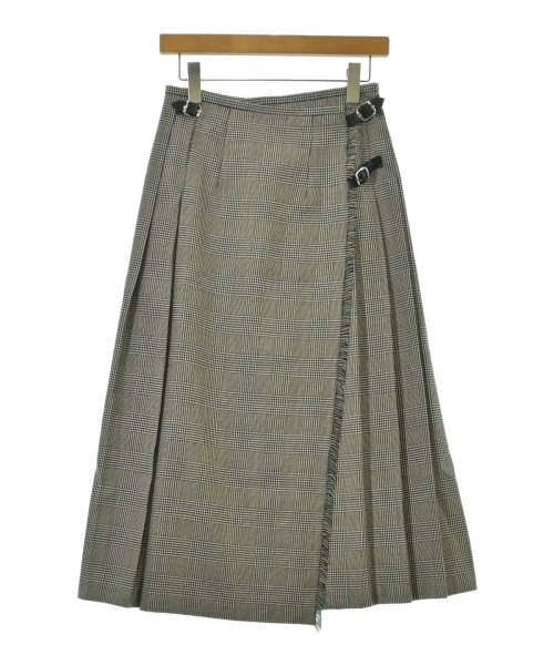 O'NEIL OF DUBLIN オニールオブダブリンロング・マキシ丈スカート レディース 36(S位) 白x黒(グレンチェック)【中古】【古着】｜RAGTAG（ブランド古着のラグタグ）