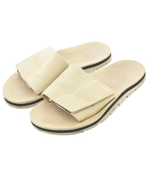 ISLAND SLIPPER アイランドスリッパーサンダル メンズ US8(26糎位) ベージュ【中古】【古着】 靴-その他-メンズ靴