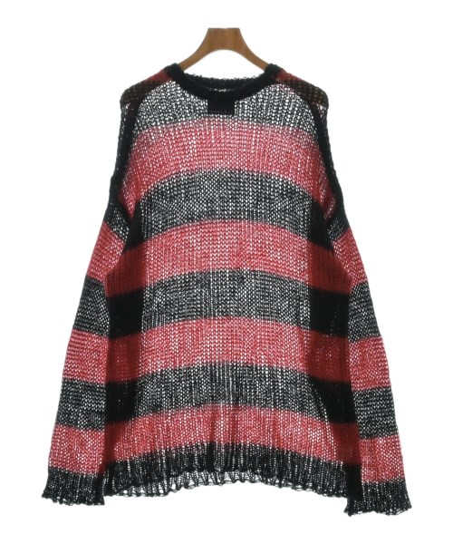 NUMBER(N)INE ナンバーナイン　セーター MOHAIR MESH WIDE STRIPED KNIT PULLOVER / モヘヤ メッシュ