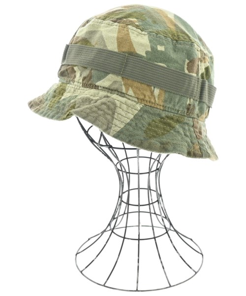NIGEL CABOURN ナイジェルケーボンハット メンズ - カーキx茶等(総柄)【中古】【古着】｜RAGTAG（ブランド古着のラグタグ）