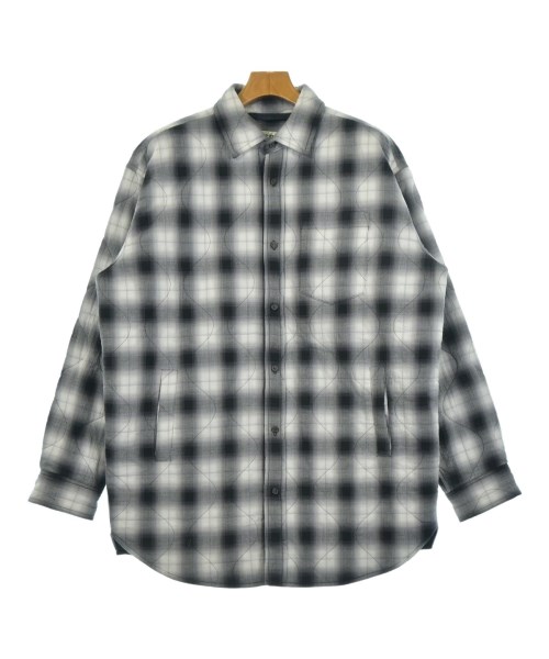 アクネストゥディオズ　半袖　チェック　オープンカラーシャツ　メンズ ACNE STUDIOS | チェック柄シャツ ブルー メンズ | YOOX
