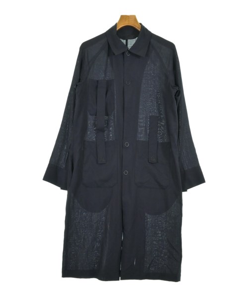 Acne Studios フード付きロングコート 黒 Acne Studios - シングルブレストウールコート - ブラック