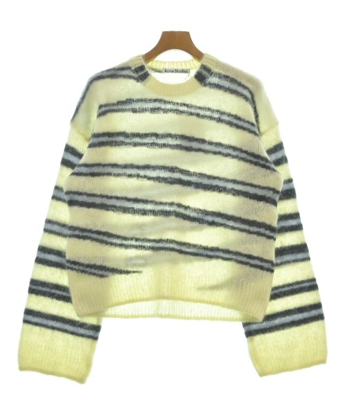 Acne Studios アクネストゥディオズニット・セーター メンズ XS 黄x薄墨色x水色(間借り人)【中古】【古着】