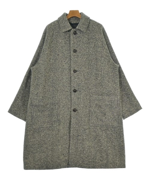 Acne Studios アクネストゥディオズ ステンカラーコート メンズ 48(L位) ベージュx黒(ヘリンボーン) 【中古】【古着】