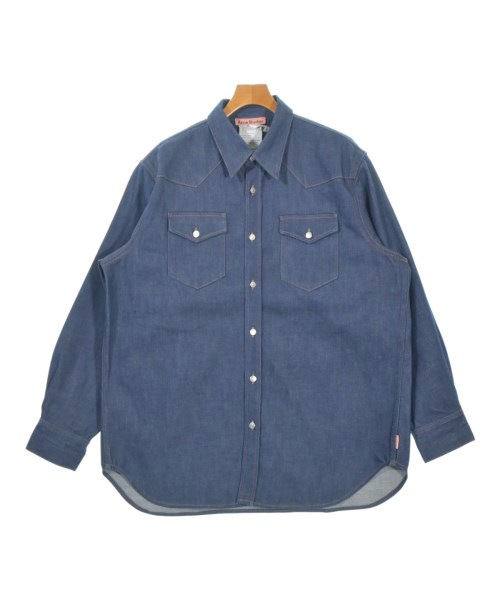 Acne Studios アクネストゥディオズカジュアルシャツ メンズ 52(XL位) インディゴ(ジーンズ)【中古】【古着】