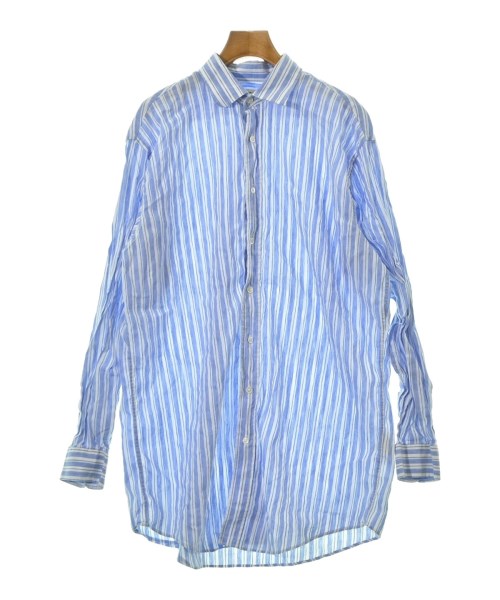 Acne Studios アクネストゥディオズ カジュアルシャツ メンズ 46(M位) 青x白(ストライプ) 【中古】【古着】