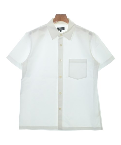 A.P.C. アーペーセー カジュアルシャツ メンズ M 白 【中古】【古着】