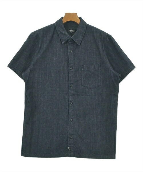 A.P.C. アーペーセー カジュアルシャツ メンズ L インディゴ(デニム) 【中古】【古着】