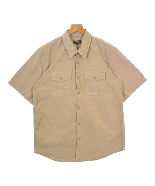 A.P.C. アーペーセーカジュアルシャツ メンズ L カーキ系【中古】【古着】