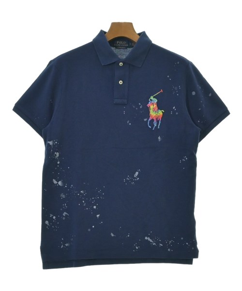 Polo Ralph Lauren ポロラルフローレン ポロシャツ メンズ M 紺 【中古】【古着】ポロシャツ