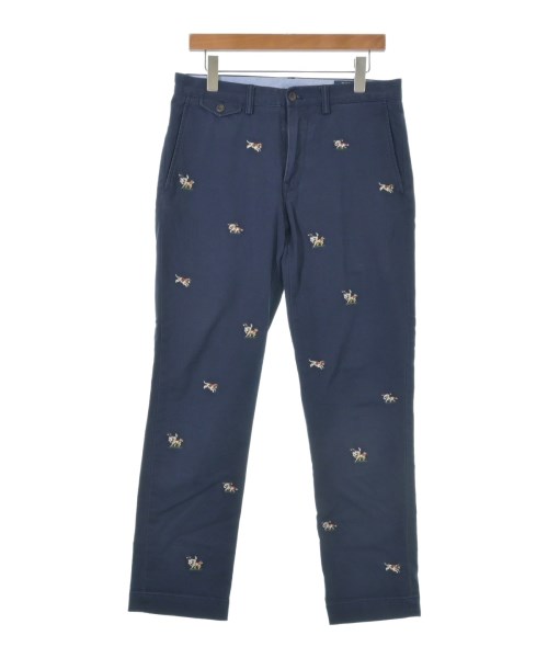 Polo Ralph Lauren ポロラルフローレン チノパン メンズ 30(M位) 紺x白x茶(総柄) 【中古】【古着】