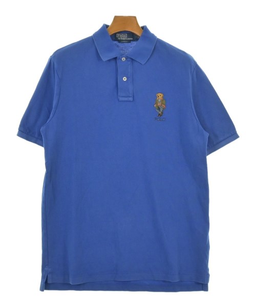 Polo Ralph Lauren ポロラルフローレン ポロシャツ メンズ M 青 【中古】【古着】
