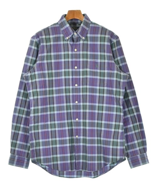 Polo Ralph Lauren ポロラルフローレンカジュアルシャツ メンズ M 紫x赤x水色等(読み合わせる)【中古】【古着】