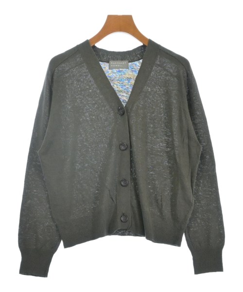 美品✨マーガレットハウエル　カシミヤカーディガン　ハイネック アウター L 美品✨マーガレットハウエル カシミヤシルク ハイネックカーディガン