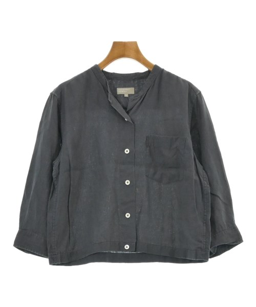 MARGARET HOWELL / マーガレットハウエル 578-9153008 コットンシルク バンドカラー 長袖シャツ MARGARET HOWELL(マーガレットハウエル) / 長袖シャツ/1