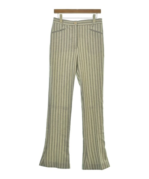 Acne Studios アクネストゥディオズ パンツ（その他） レディース 38(M位) ベージュxグレー(ストライプ) 【中古】【古着】