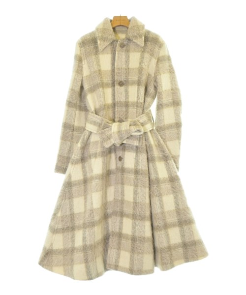 Acne Studios アクネストゥディオズステンカラーコート レディース 36(S位) ベージュ系x茶(照合のしるし)【中古】【古着】