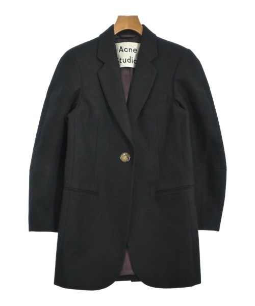 Acne Studios アクネストゥディオズステンカラーコート レディース 32(XXS位) 黒【中古】【古着】