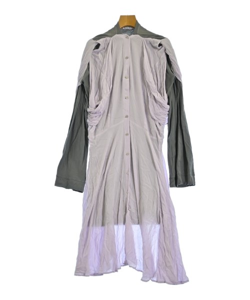 Acne Studios アクネストゥディオズシャツワンピース レディース 36(S位) グレーxピンク系【中古】【古着】|RAGTAG(ブランド古着のラグタグ)