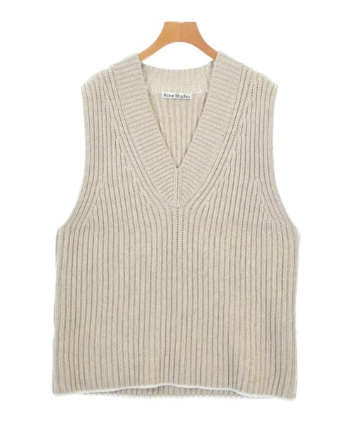 Acne Studios アクネストゥディオズベスト レディース XS ベージュ【中古】【古着】