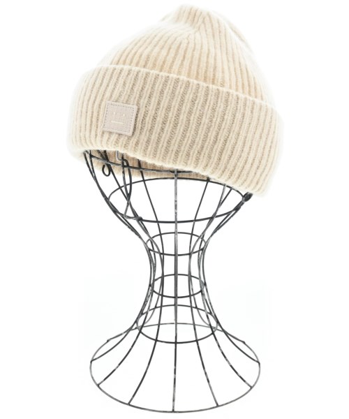 Acne Studios アクネストゥディオズニットキャップ・ビーニー レディース ONE 白【中古】【古着】