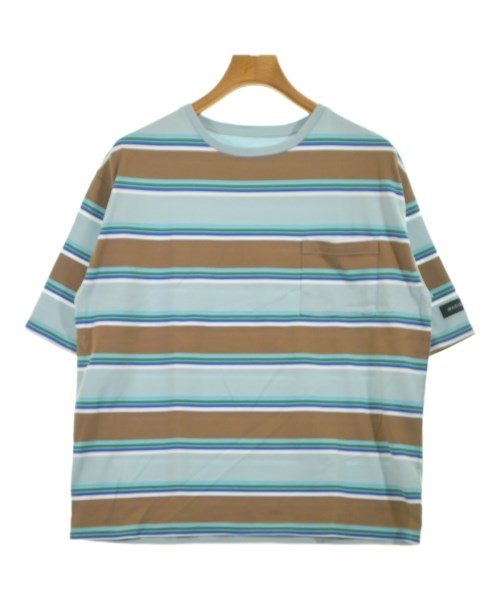 MADISON BLUE マディソンブルーTシャツ・カットソー メンズ 3(L位) 水色x茶x緑等(ボーダー)【中古】【古着】｜RAGTAG（ブランド古着のラグタグ）