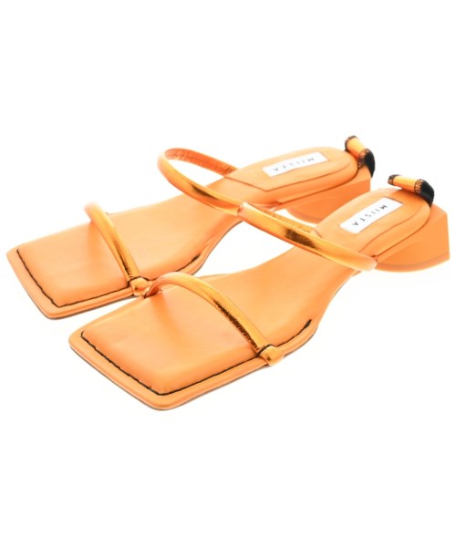 miista ミスタ サンダル レディース EU36(22.5cm位) オレンジ 【中古】【古着】