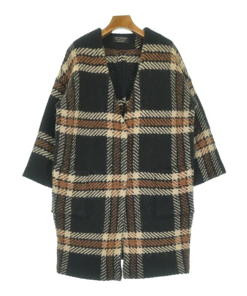 john branigan ジョンブラニガンチェスターコート レディース F 黒x茶xアイボリー(チェック)【中古】【古着】｜RAGTAG（ブランド古着のラグタグ）