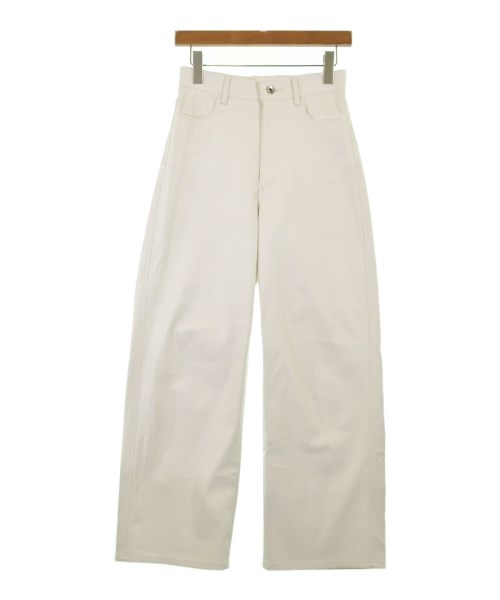 MUSE de Deuxieme Classe パンツ ホワイト 36 Deuxieme Classe】ストレッチツイルタックパンツ サイズ36 白