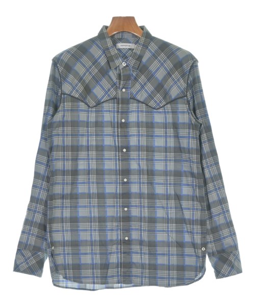 nonnative ノンネイティヴ カジュアルシャツ メンズ 3(XL位) グレーx青(チェック) 【中古】【古着】