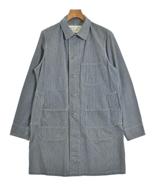 Mountain Research マウンテン　リサーチ コート（その他） メンズ M 紺x白(ストライプ) 【中古】【古着】
