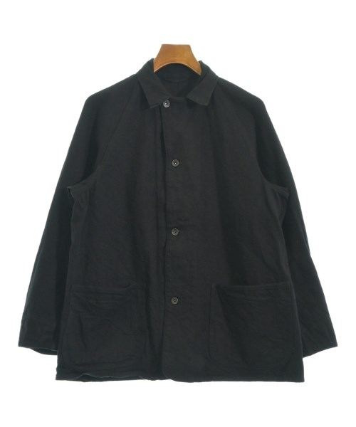 COMOLI ブラック カバーオール　サイズ2 COMOLI コモリ 23SS X01-01002 カバーオール デニム ワーク